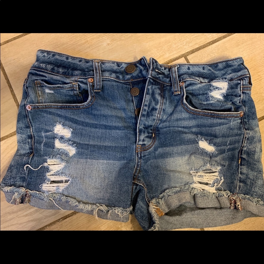 Midrise American Eagle Denim shorts